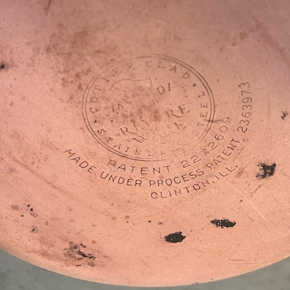 Revere Ware 6 Qt Copper 2 Quart w/ Lids - Picture 6 of 7